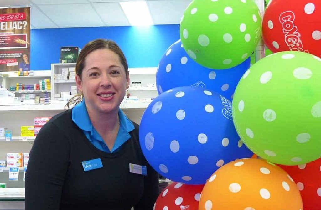 NATIONAL FINALIST: Lisa Ryan from Jetty Village Amcal Pharmacy. NATIONAL FINALIST: Lisa Ryan from Jetty Village Amcal Pharmacy.